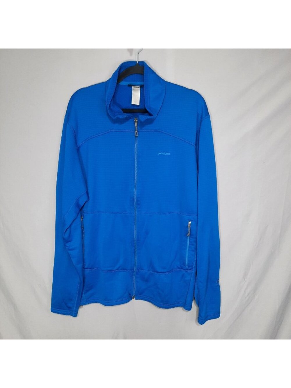 Patagonia Jacket Mens XXL Bandana Blue R1 Regulator Waffle Grid Polartec Y2K